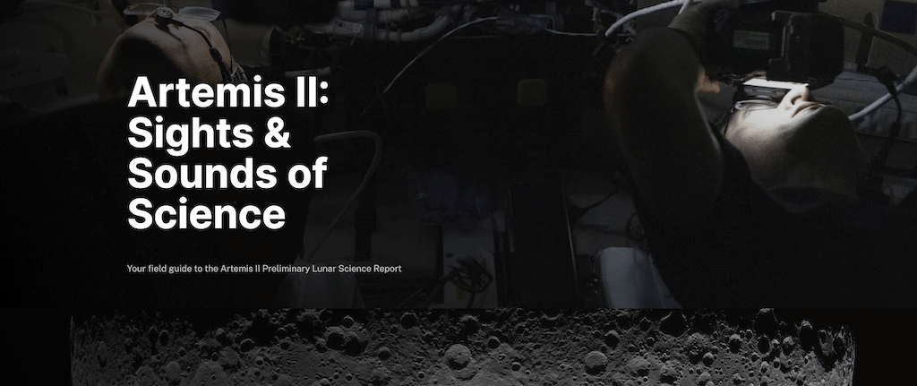 NASA julkaisi Artemis II -lennon Kuun havaintoaineiston